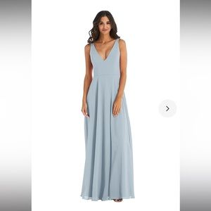 After Six Sky Blue Bridesmaid Dress